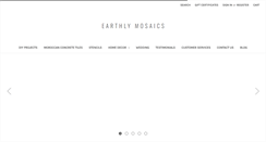 Desktop Screenshot of earthlymosaics.com
